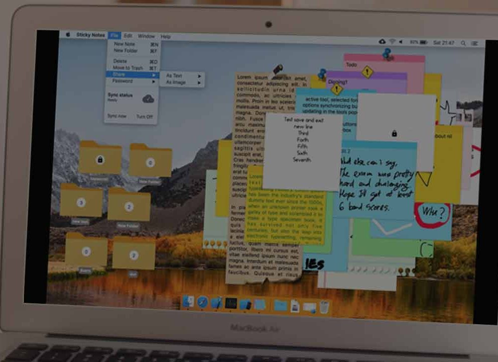 sticky notes for mac sierra